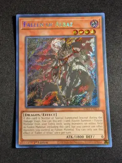 Yugioh - Fallen of Albaz RA01-EN021 1st Edition Secret Rare NM - Image 1