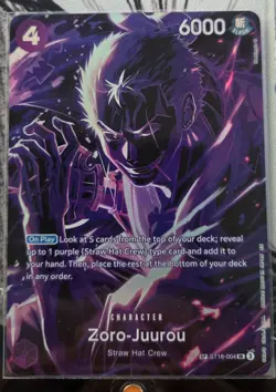 One Piece Card Zoro-Juurou SP OP12 ST18-004 Legacy of the Master English - Image 1