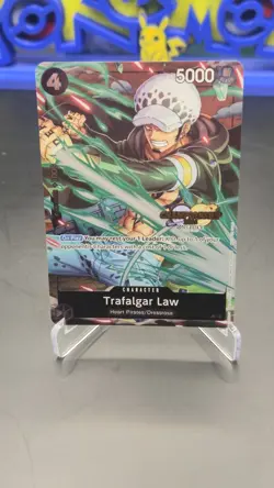 P-038 Trafalgar Law Championship 2024 Foil Promo One Piece TCG English Card - Image 1