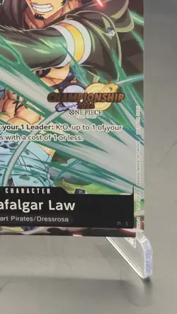 P-038 Trafalgar Law Championship 2024 Foil Promo One Piece TCG English Card - Image 2