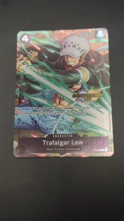 P-038 Trafalgar Law Championship 2024 Foil Promo One Piece TCG English Card - Image 4