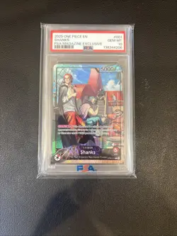 Shanks OP09-001 - One Piece PSA Magazine Promo - PSA 10 - Image 2
