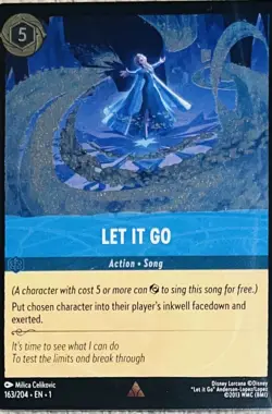 Disney Lorcana- Let It Go, 163/204 Foil - Image 1