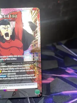 Union Arena CCG One Punch Man Metal Bat UE06BT/OPM-1-044 Alt Art SR - Image 2