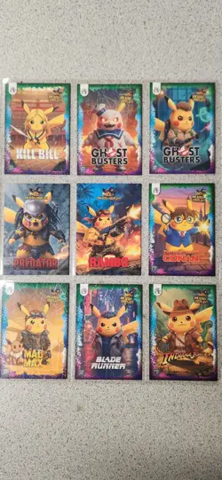 New Pokemon Pikachu Cosplay Halloween Box - 30 Packs Heroes Movie Horror Cards - Image 4