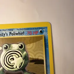 Pokemon Card Gym Heroes 1st Edition Misty's Poliwhirl 53/132 Uncommon NM- - Image 4