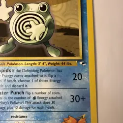 Pokemon Card Gym Heroes 1st Edition Misty's Poliwhirl 53/132 Uncommon NM- - Image 5