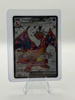 Pokemon TCG Charizard EX SVP056 Black Star Holo Promo Card - Image 1