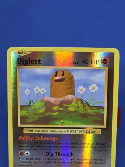 Diglett Reverse Holo 55/108 XY Evolutions Pokemon Card 2016 - Image 3