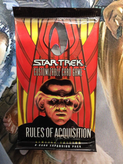 Star Trek "Rules of Acquisition" 11-Card Sealed Booster Pack X1 - Image 1
