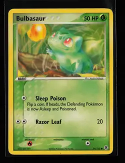 Bulbasaur 54/112 Common FireRed & LeafGreen Pokemon Card - Image 1