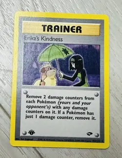Erika's Kindness 103/132 Gym Challenge 1st Edition Rare Pokemon Card TCG - Image 1