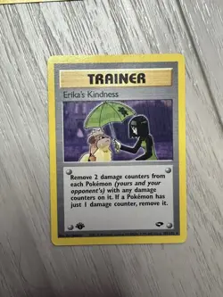 Erika's Kindness 103/132 Gym Challenge 1st Edition Rare Pokemon Card TCG - Image 3