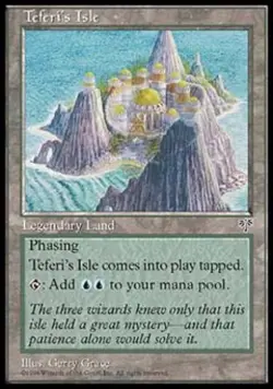 Teferi's Isle - Light Play MTG Mirage - Image 1