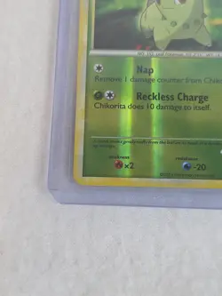 Chikorita 53/95 Call of Legends Reverse Holo Pokemon Card 2011 Vintage - Image 3