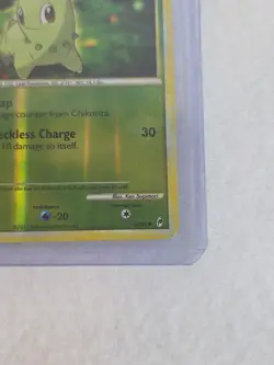 Chikorita 53/95 Call of Legends Reverse Holo Pokemon Card 2011 Vintage - Image 4