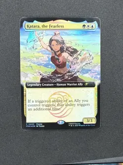 Magic The Gathering X Avatar Katara The Fearless FOIL Promo Card SDCC 2025 ll - Image 1