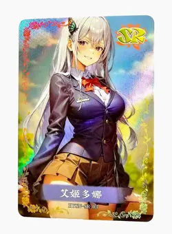 Goddess Story Waifu Card TCG | Echidna - Re:Zero | SR | HYSN-SR-03 ~ Flower Girl - Image 1