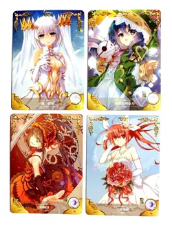 Goddess Story Waifu Card TCG | Date A Live - Waifu Collection | CARD SET [ 4x ] - Image 1