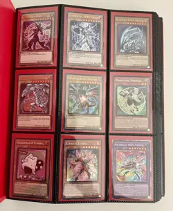 Yugioh 360 Foil Card Binder Lot Dark Magician Blue-Eyes Red-Eyes Marshmao Yummy - Image 2