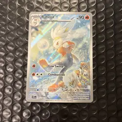 Pokemon Card Raboot 147/142 Stellar Crown Illustration Rare LP - Image 1