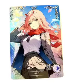 Goddess Story Waifu Card TCG | Zero Two Code 002 - DARLING | SR | NS-10M06SR-03 - Image 1