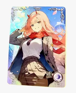 Goddess Story Waifu Card TCG | Zero Two Code 002 - DARLING | SR | NS-10M06SR-03 - Image 2