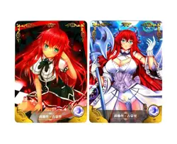 Goddess Story Waifu Card TCG | Rias Gremory - Highschool DxD | CARD SET [ 2x R ] - Image 1