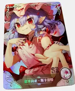Goddess Story Waifu Card TCG | Remilia Scarlet - Touhou | SR | NS-09SR-28 - Image 1
