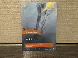 Boneshiver - Riftbound - SFD 118a/221 P - English - Bologna Regional Promo Card - Image 1