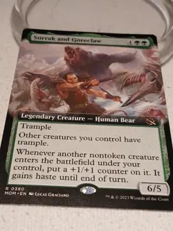 Surrak and Goreclaw (Extended Art) March of the Machine Regular - Image 1