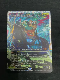 Loot, the Pathfinder (Showcase) (Fracture Foil) Aetherdrift Foil - Image 1
