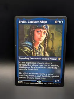 MTG - Braids, Conjurer Adept - FOIL ETCHED - Legendary Creature - CMM #491 -Rare - Image 1