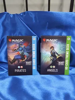 -Set of 2- Preconstructed Theme Decks Lorwyn Eclipsed Pirates Angels Brand New - Image 1