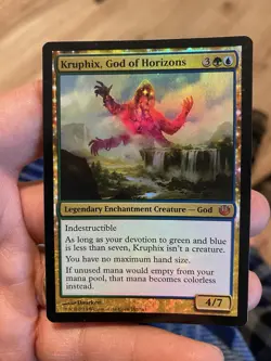 1x FOIL Kruphix, God of Horizons Journey Into Nyx Magic MTG x1 - Image 1
