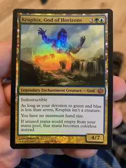 1x FOIL Kruphix, God of Horizons Journey Into Nyx Magic MTG x1 - Image 2