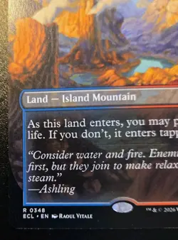 Steam Vents (Borderless) 0348 Rare Lorwyn Eclipsed Magic: The Gathering - Image 4