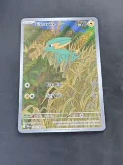 Pokemon TCG Electrike 196/182 SV10: Destined Rivals Illustration Rare Near Mint - Image 2