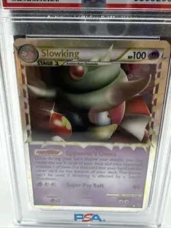 2010 POKEMON HEARTGOLD & SOULSILVER UNDAUNTED #85 SLOWKING-HOLO PSA 8 - Image 5