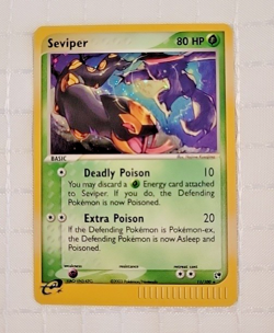 Seviper 11/100 HOLO Rare Pokemon TCG EX-Sandstorm NEAR MINT - Image 1