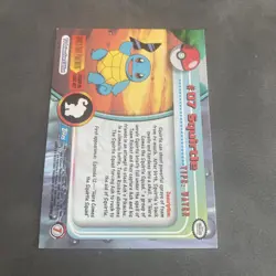 Squirtle - Topps Chrome #07 TV Animation Edition Pokemon Card - Image 2