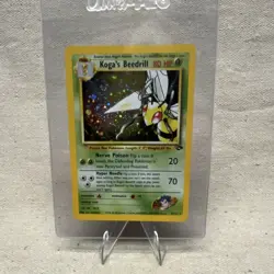 Pokemon Koga's Beedrill Gym Challenge Holo Rare Card 15/132 2000 - Image 1