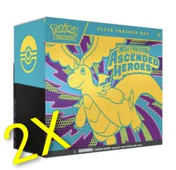 2X Pokemon! TCG: Ascended Heroes Elite Trainer Box (ETB) Presale - Image 1