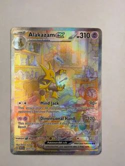 Alakazam ex 201/165 Special Illustration Rare SIR - Pokemon 151 English - NM - Image 1