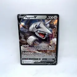 Aggron V 096/172 Ultra Rare SWSH09: Brilliant Stars Pokemon TCG - Image 1