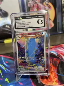 Pokemon TCG Wailord 162/159 Illustration Rare Journey Together CGC 9.5 Mint+ - Image 1