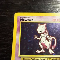 1999 Pokemon Mewtwo HOLO 1st Edition #10 - Image 3