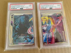 Pokemon Darkrai & Cresselia legend Holo Triumphant PSA 9 (read description) - Image 1
