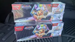Lot Of 2 Pokemon Prismatic Evolutions Surprise Box+Booster Bundle Sams Club Set - Image 1