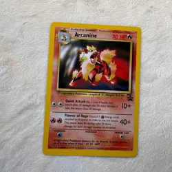 2000 ARCANINE NM Black Star Promo #6 WOTC Pokemon TCG Rare Non Holo - Image 1